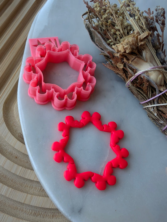 Butterfly Wreath Sharp Clay Cutter