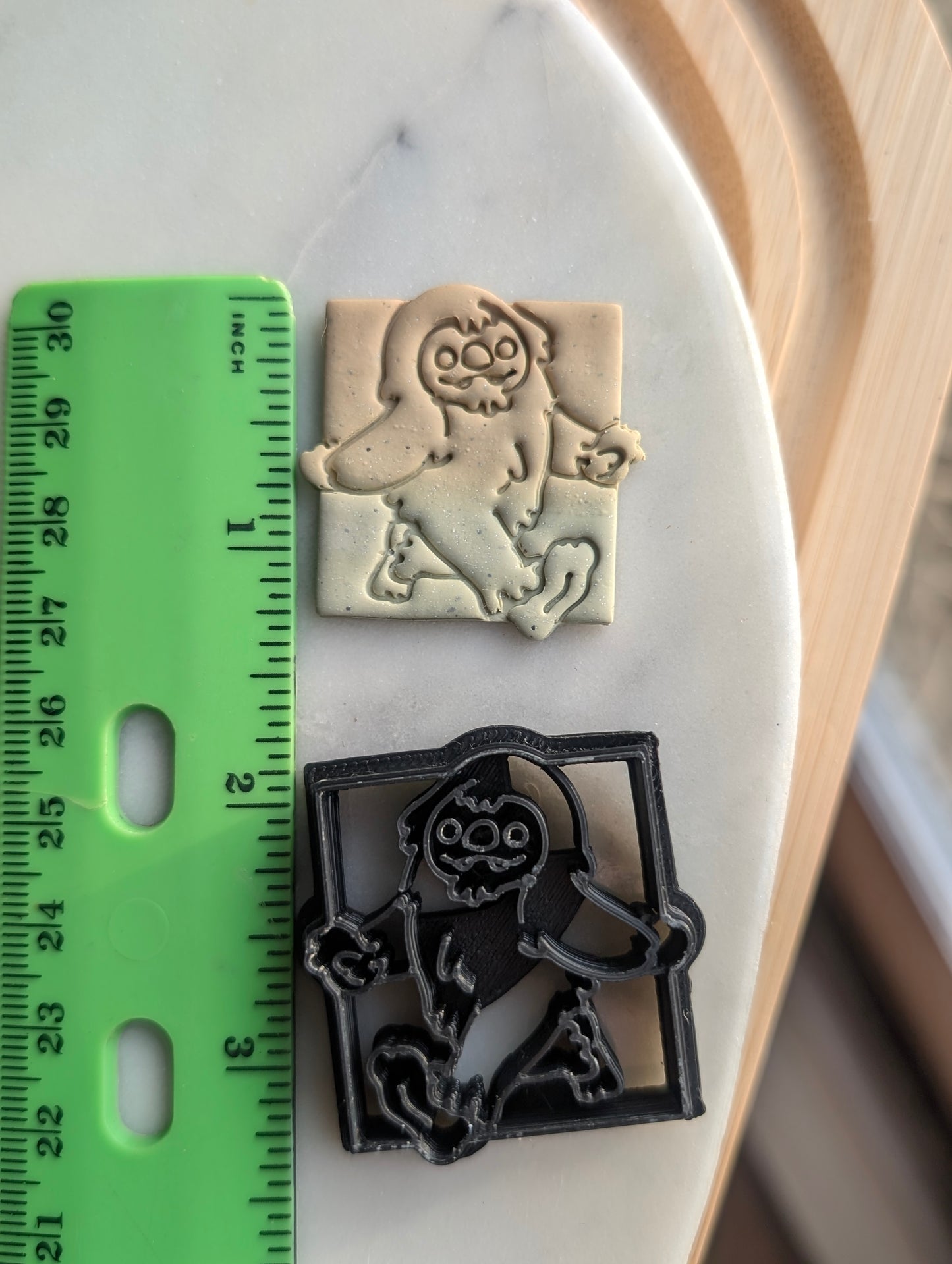 Sasquatch BigFoot Monster Cryptid Sharp Clay Cutter
