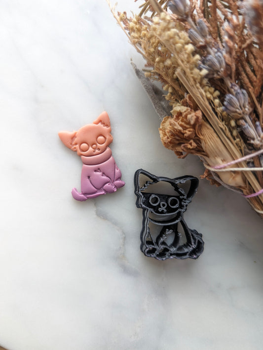 Chihuahua in a Sweater Sharp Clay Cutter
