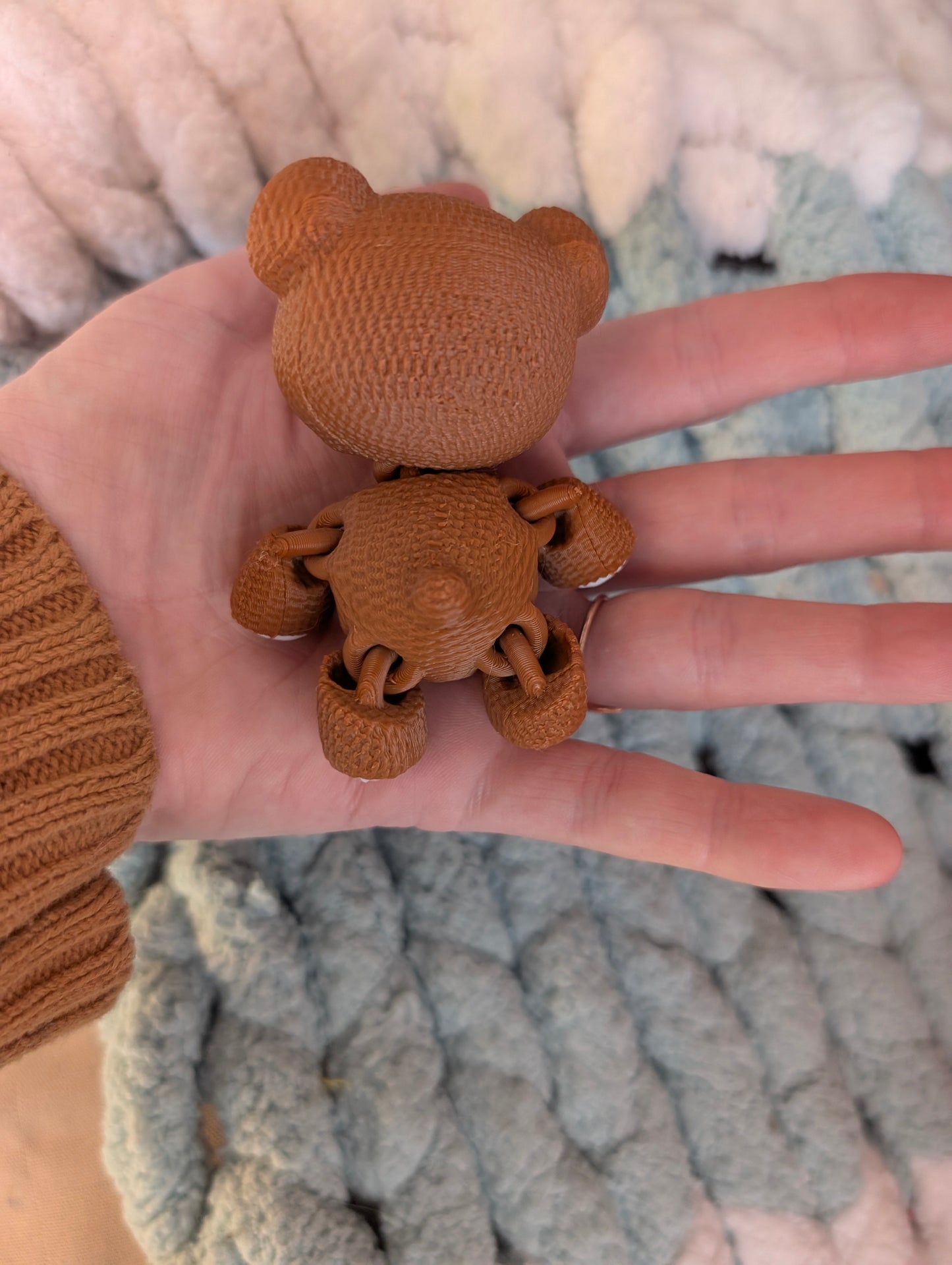 Articulated Teddy Bear - Knit