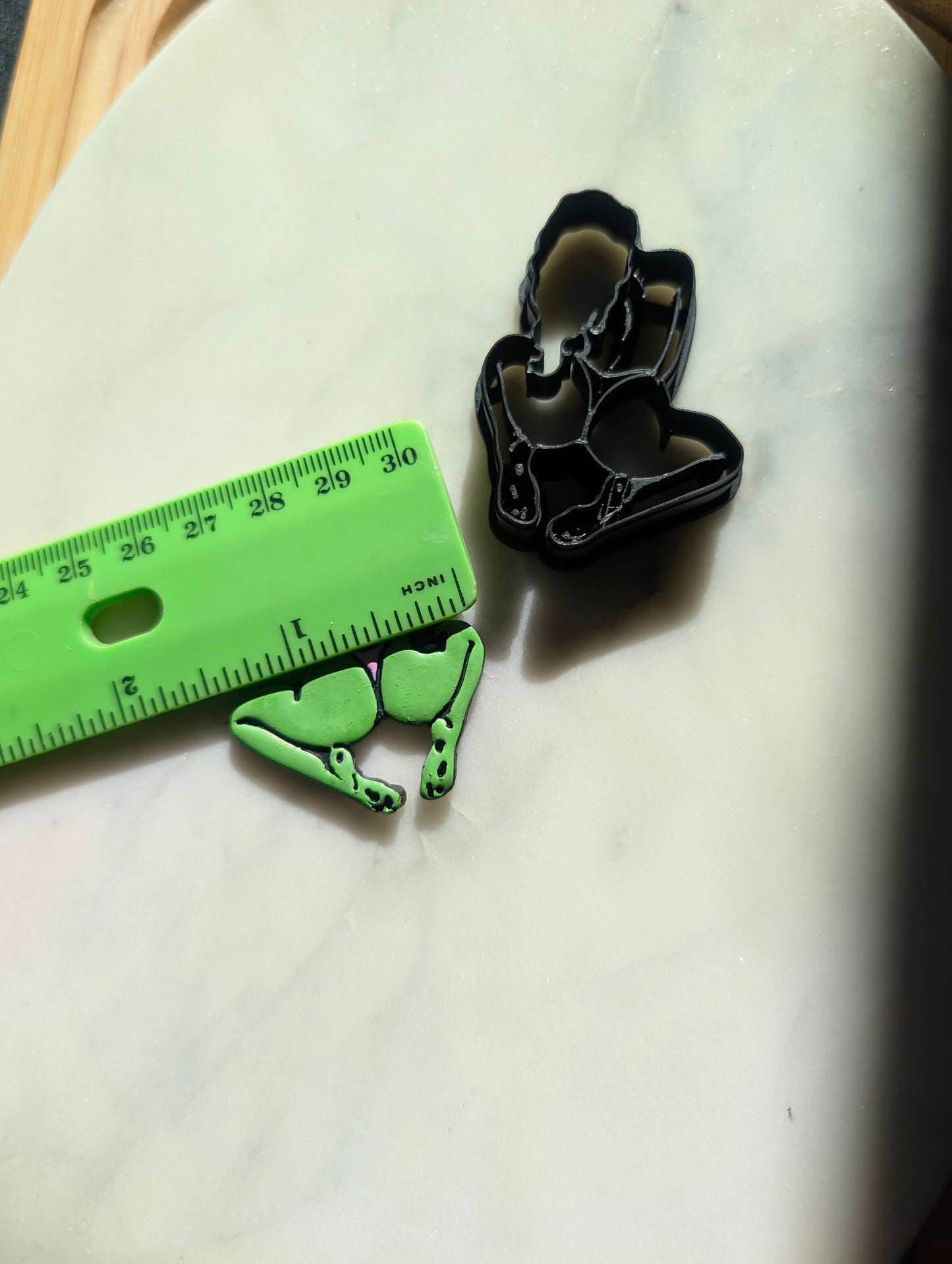 Single Piece Booty Babe Embossed Sharp Clay Cutter