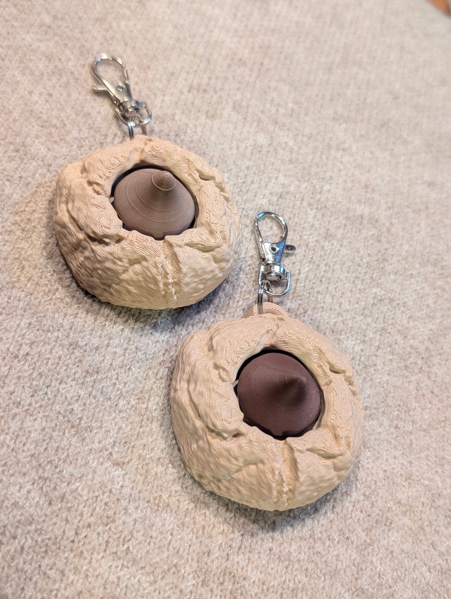 Peanut Butter Blossom with Clicker Kiss Keychain