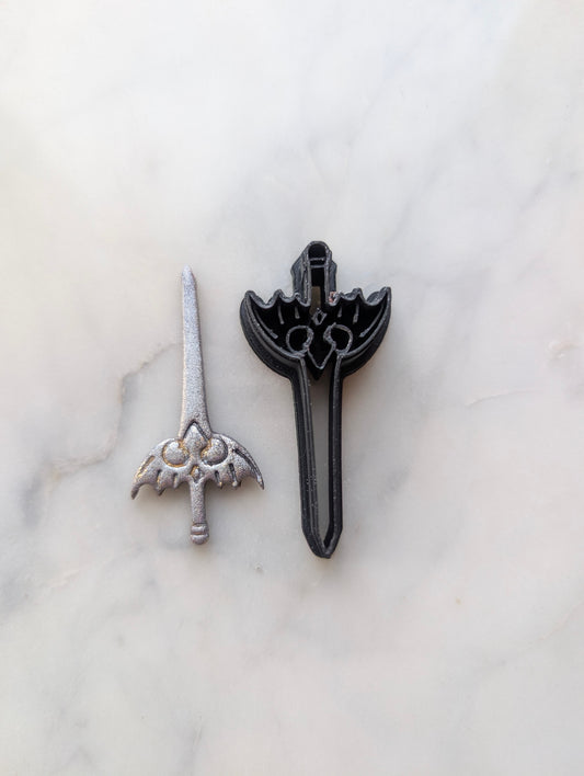 Sword With Dragon Hilt Sharp Clay Cutter
