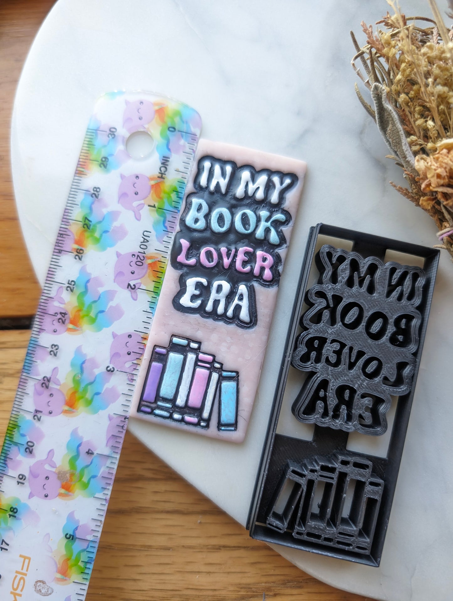 In My Book Lover Era Bookmark Sharp Clay Cutter