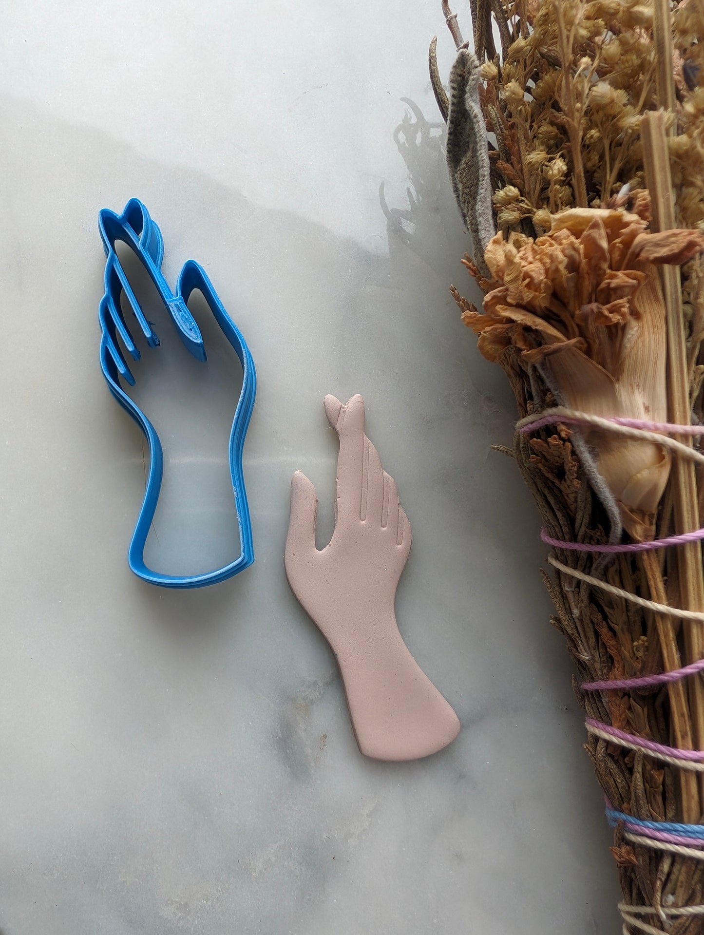 5 Witchy Hands Sharp Clay Cutter