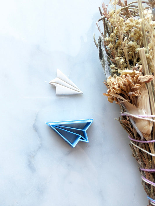 Paper Airplane Sharp Clay Cutter