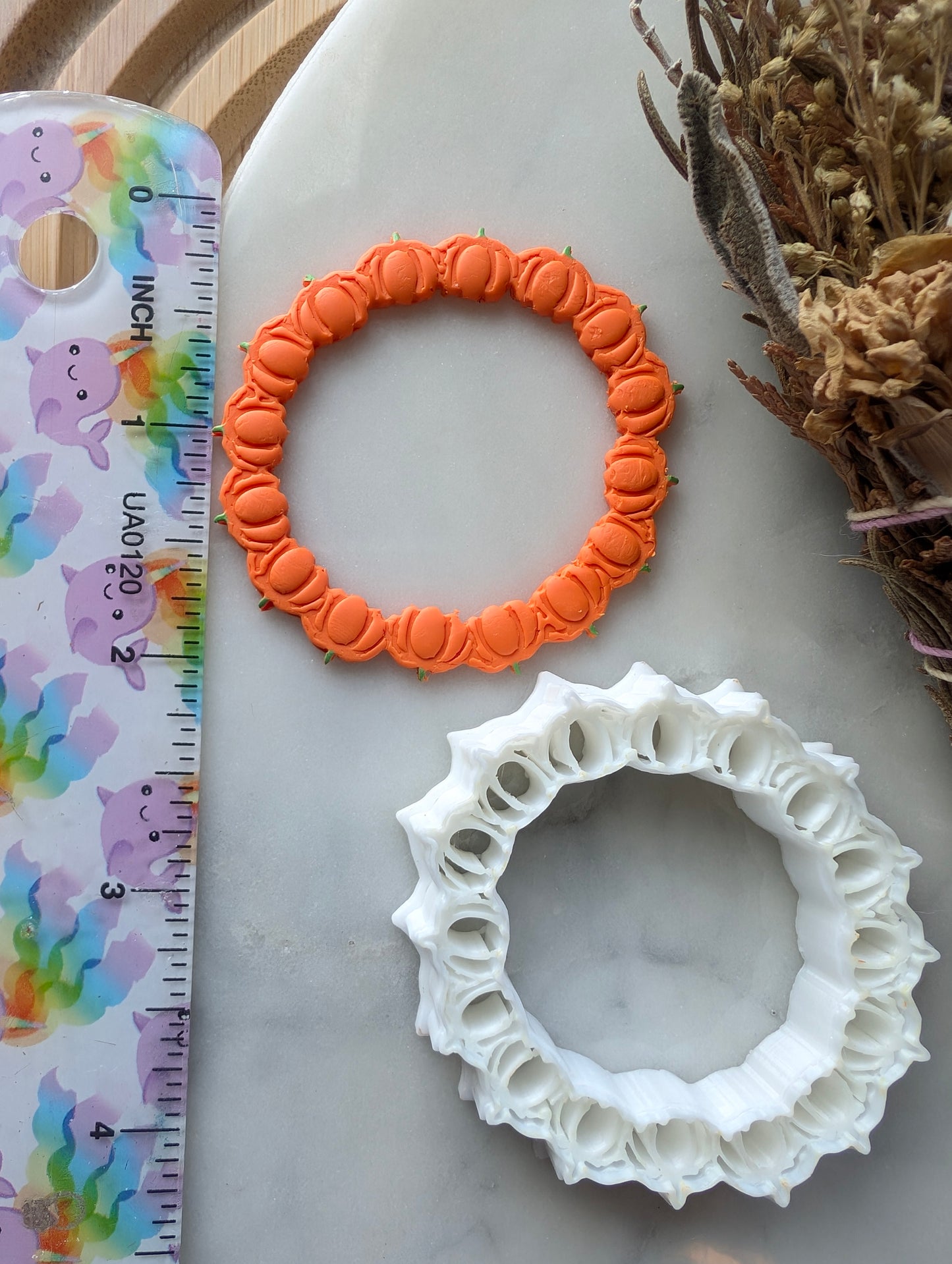 Micro Pumpkin Wreath Sharp Clay Cutter