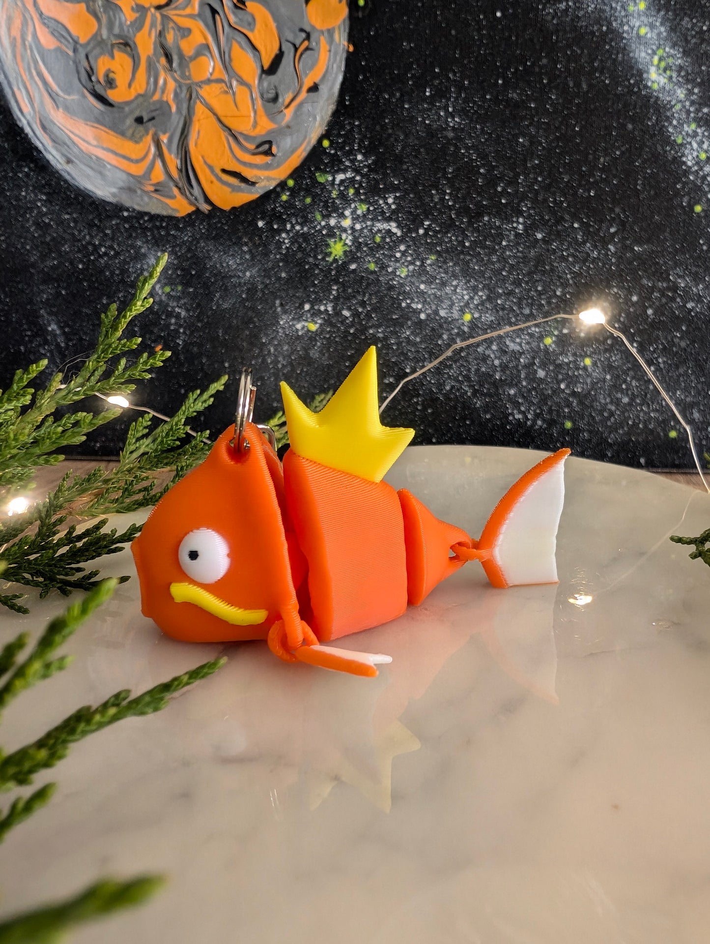 Goldfish Character Keychain
