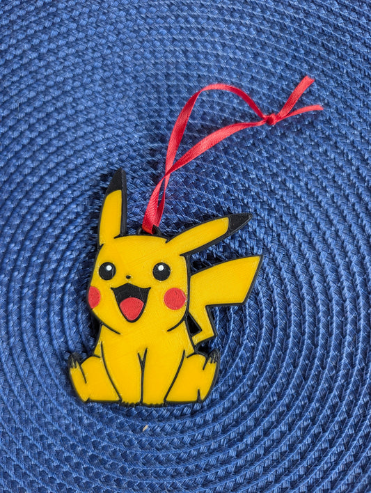 Yellow Monster Holiday Ornament