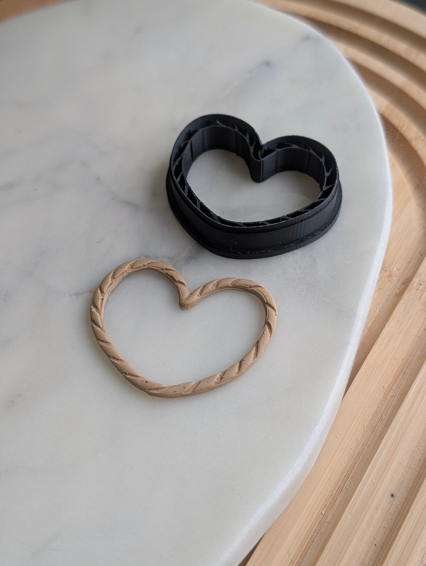 Rope Heart Sharp Clay Cutter