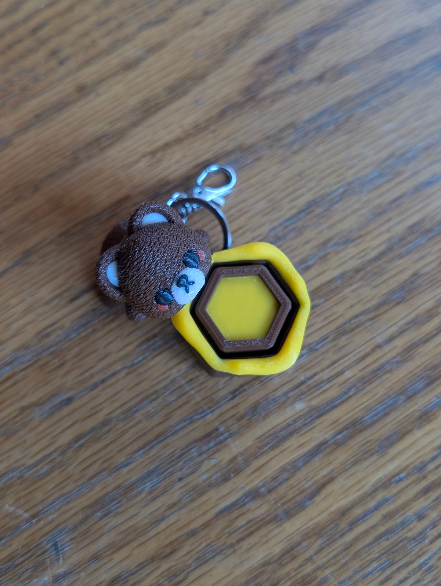 Honey & Bear Keychain Clicker Duo