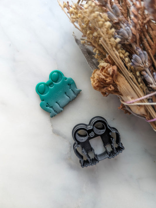 Cute Chubby Frog Sharp Clay Cutter