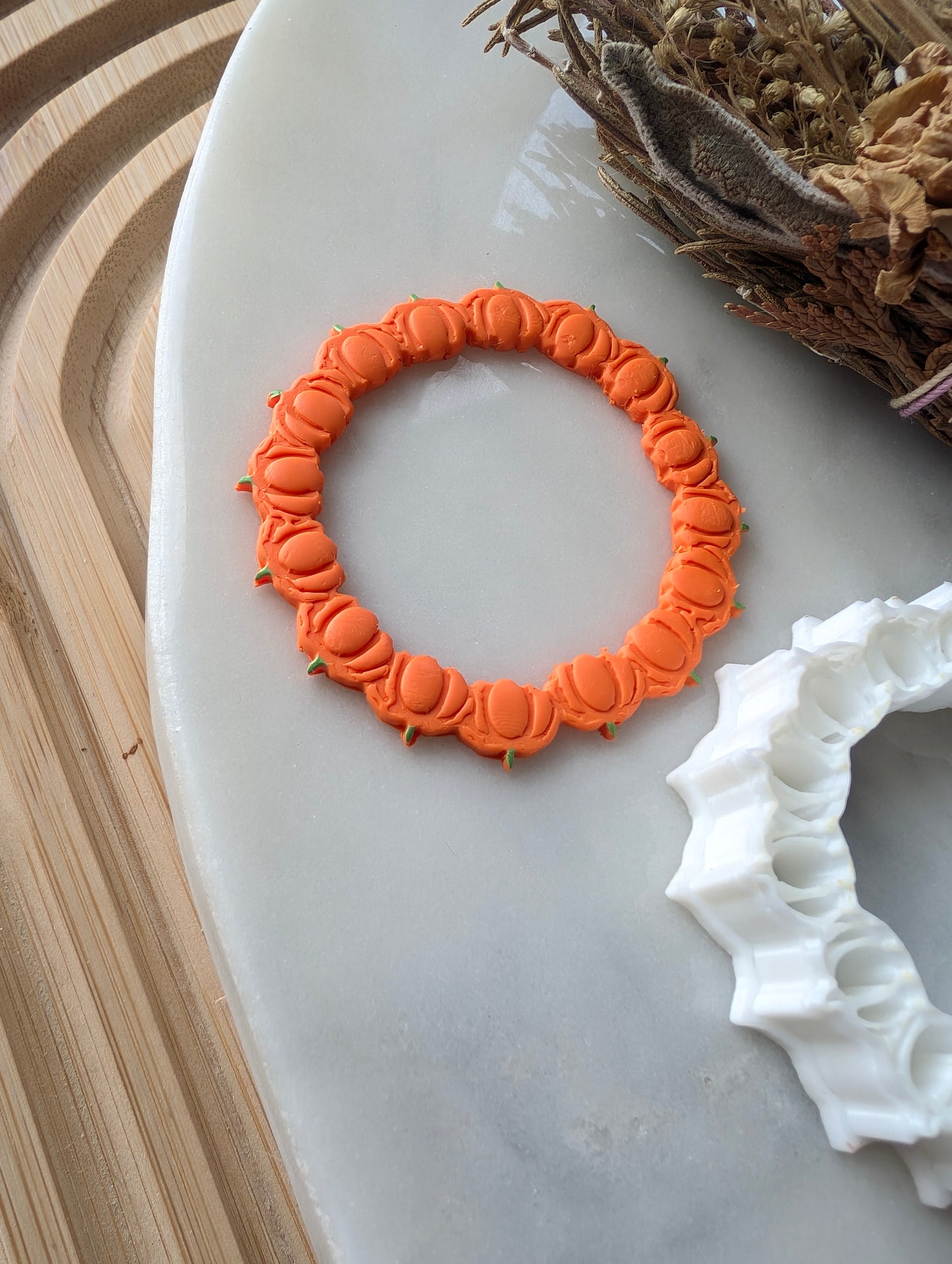 Micro Pumpkin Wreath Sharp Clay Cutter