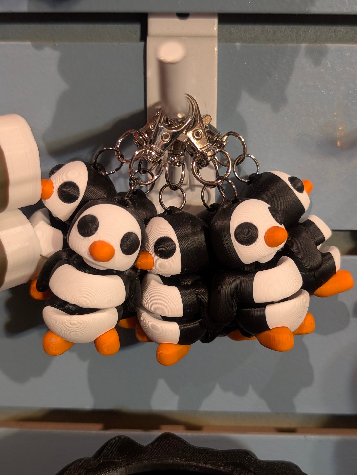 Articulated Penguin Keychain