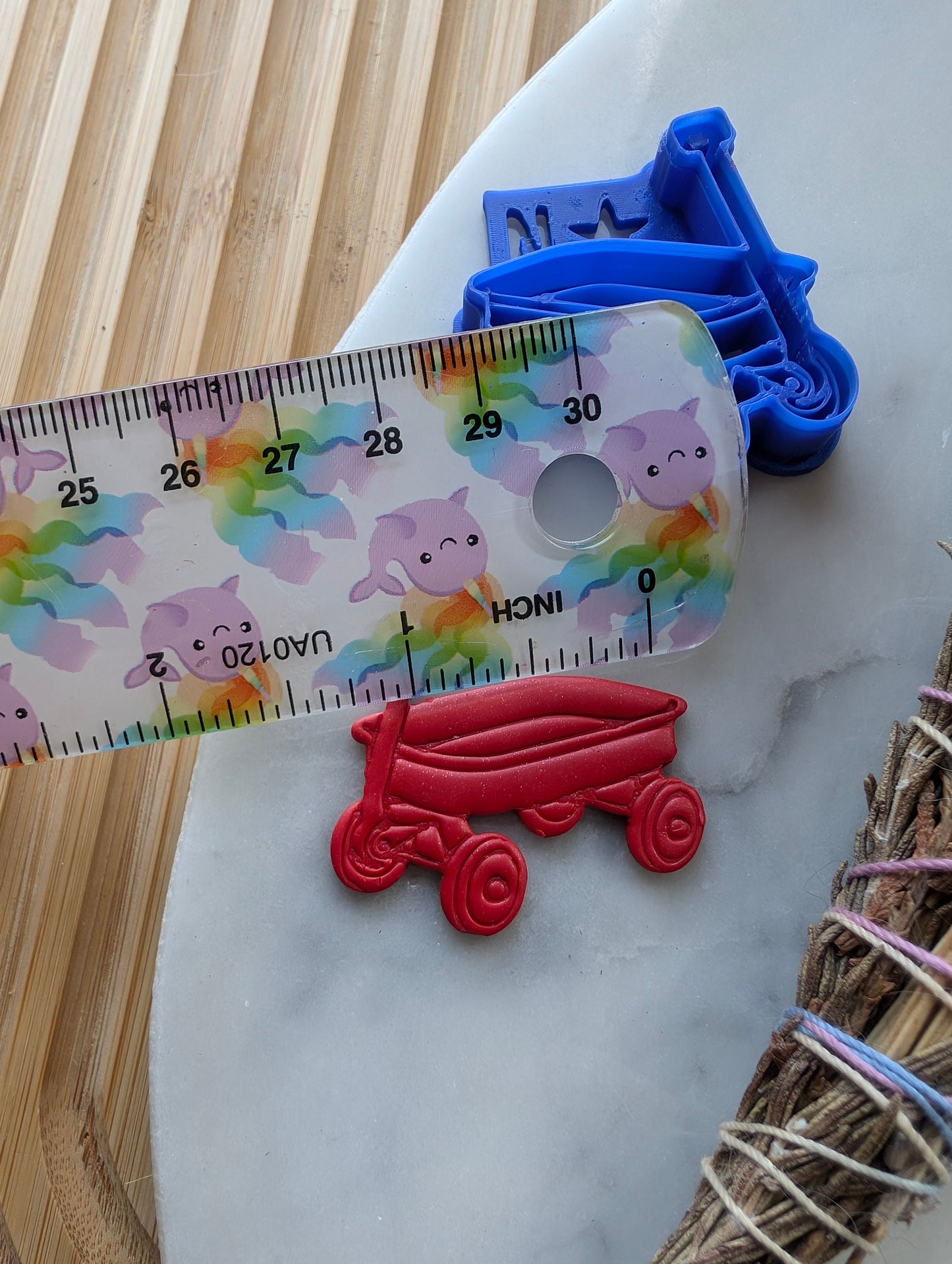 Little Red Wagon Sharp Clay Cutter