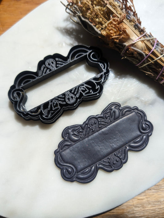 Pressed Graveyard Frame Clay Cutter