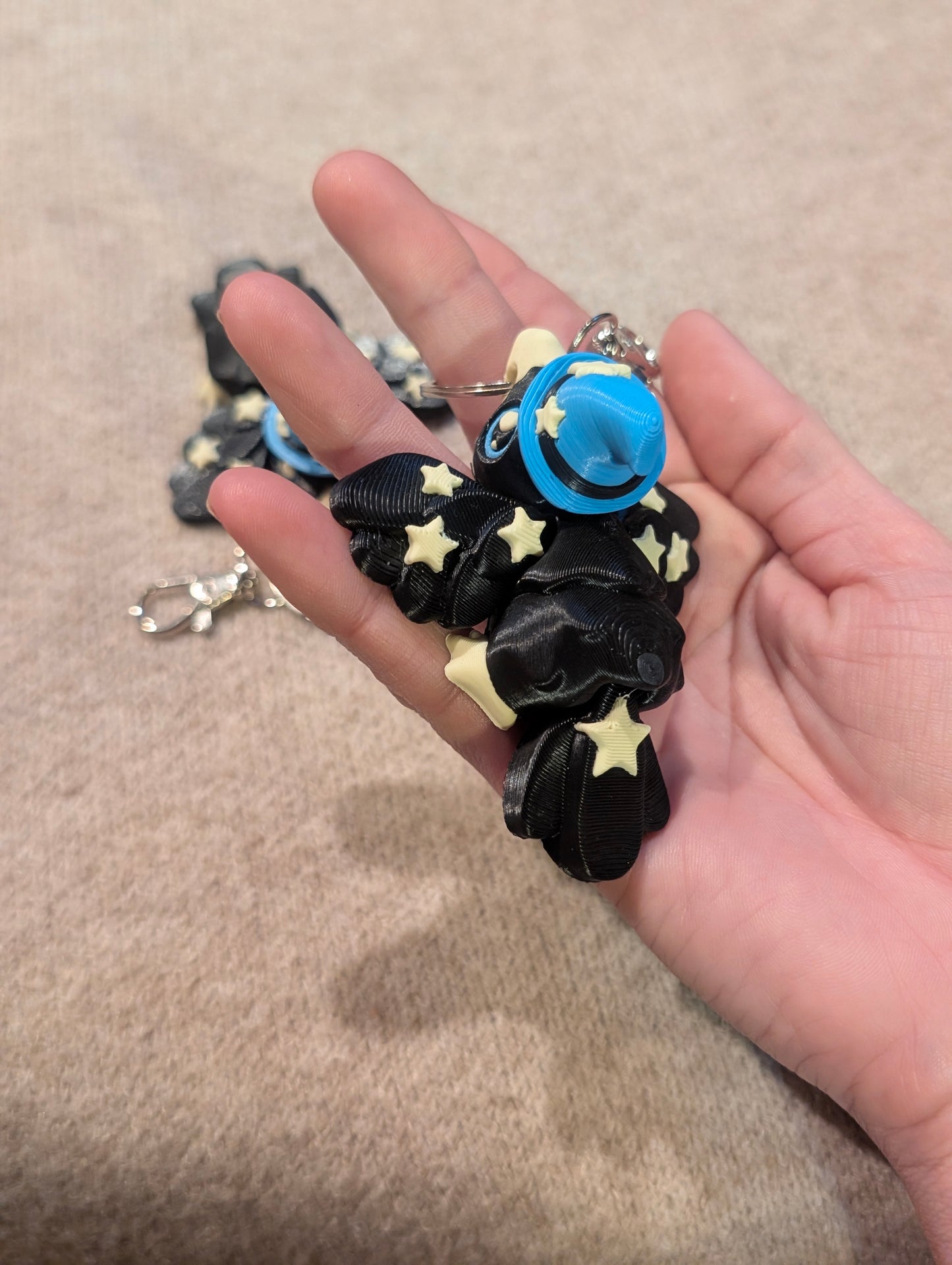 Wizard Crow/Raven Keychain
