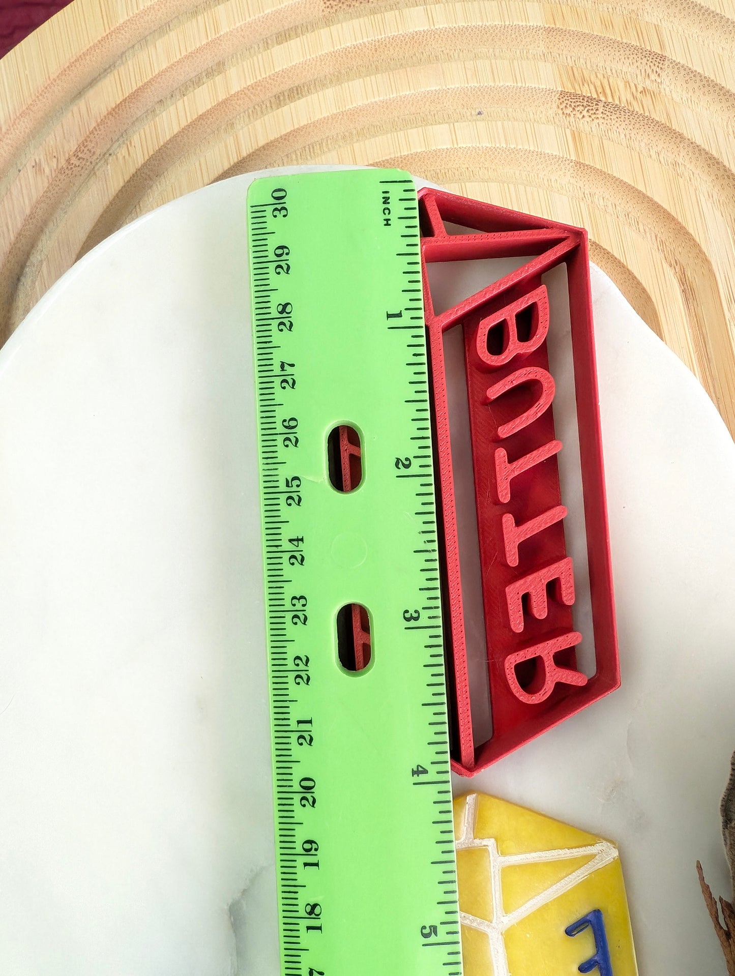 4" XL Sharp Butter Cutter for Clay