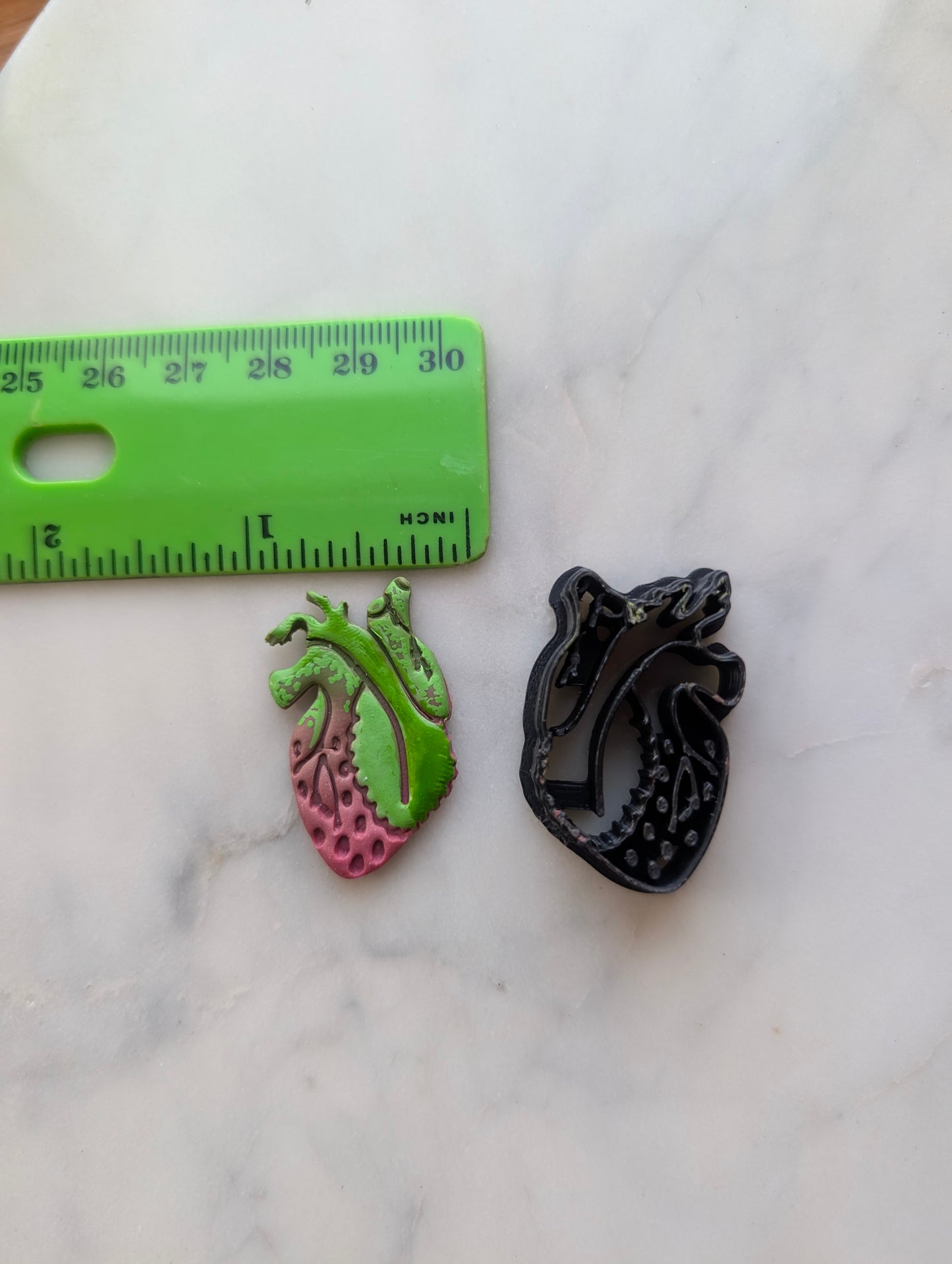 Anatomical Heart Strawberry Sharp Clay Cutter