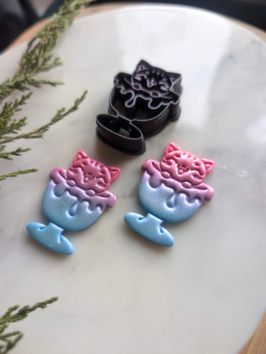 Ice Cream Sundae Cat Sharp Clay Cutter