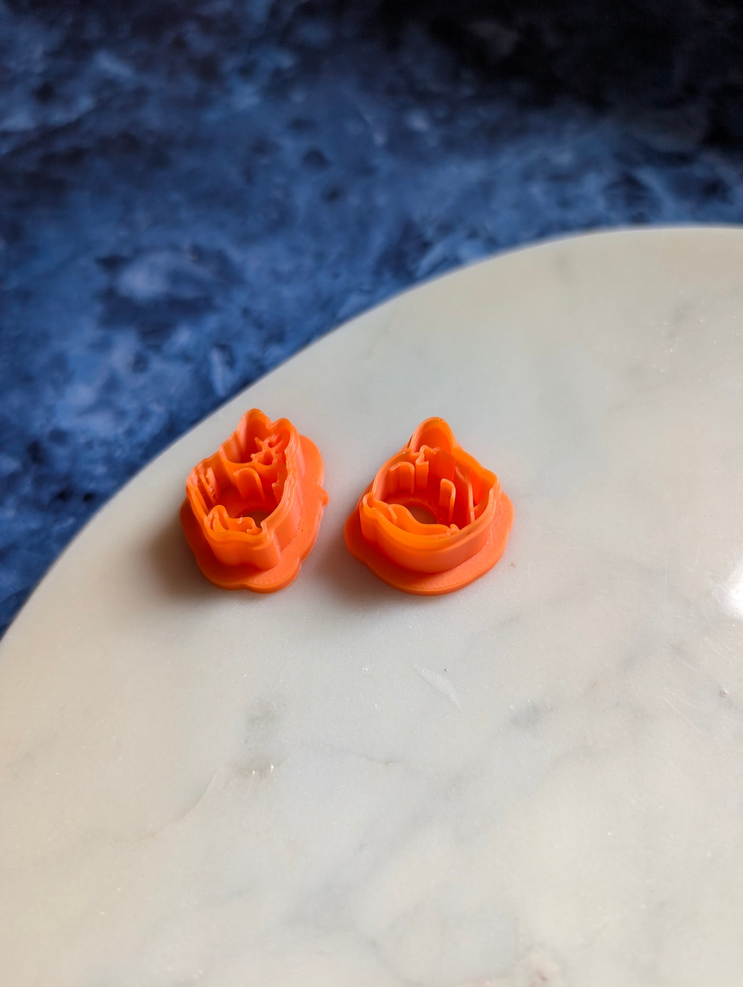 Small Cartoon Duck Heads Pair by WhimsicalWondears