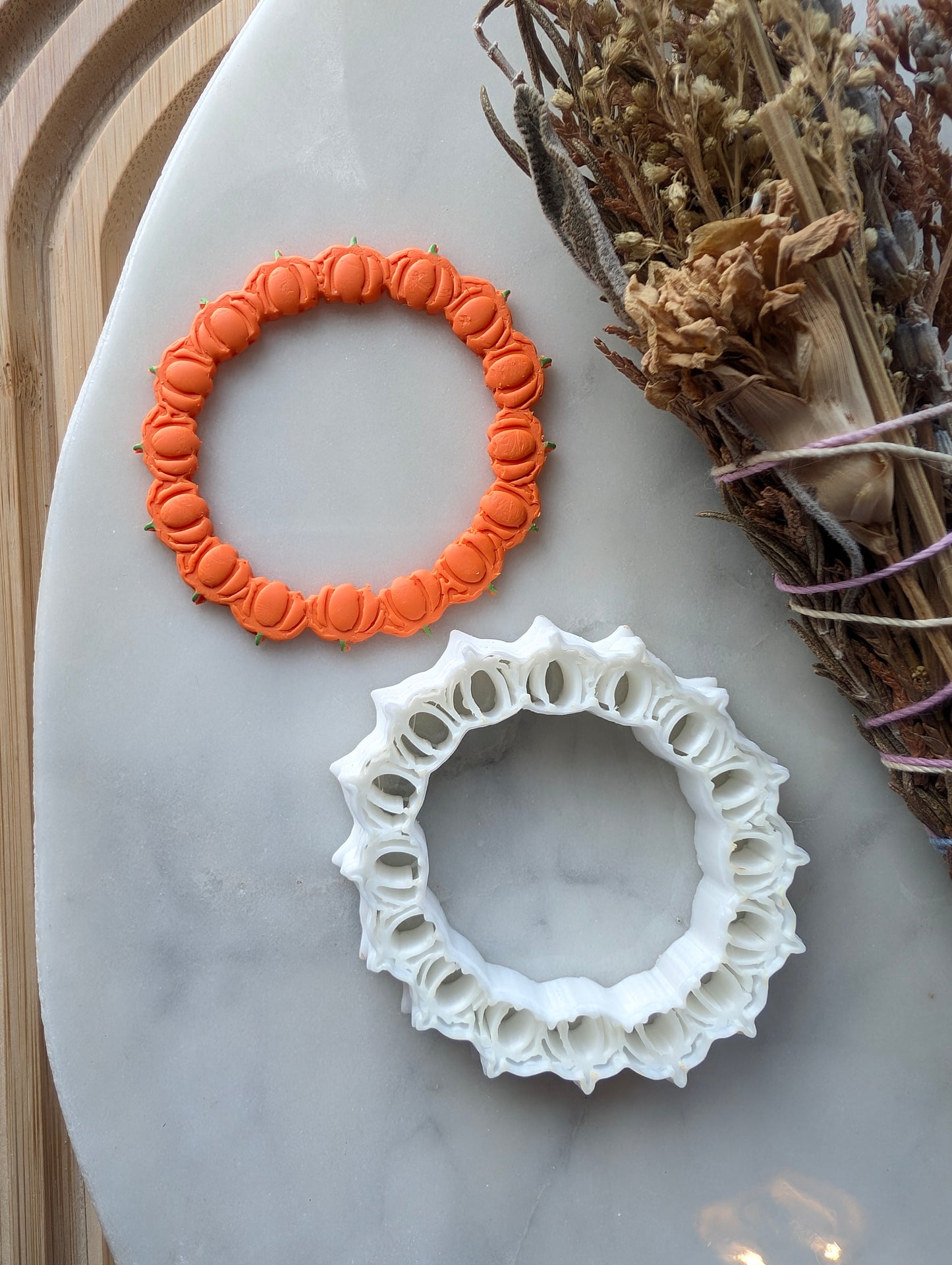 Micro Pumpkin Wreath Sharp Clay Cutter