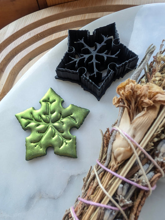 Tree Leaf Star Shape Sharp Clay Cutter