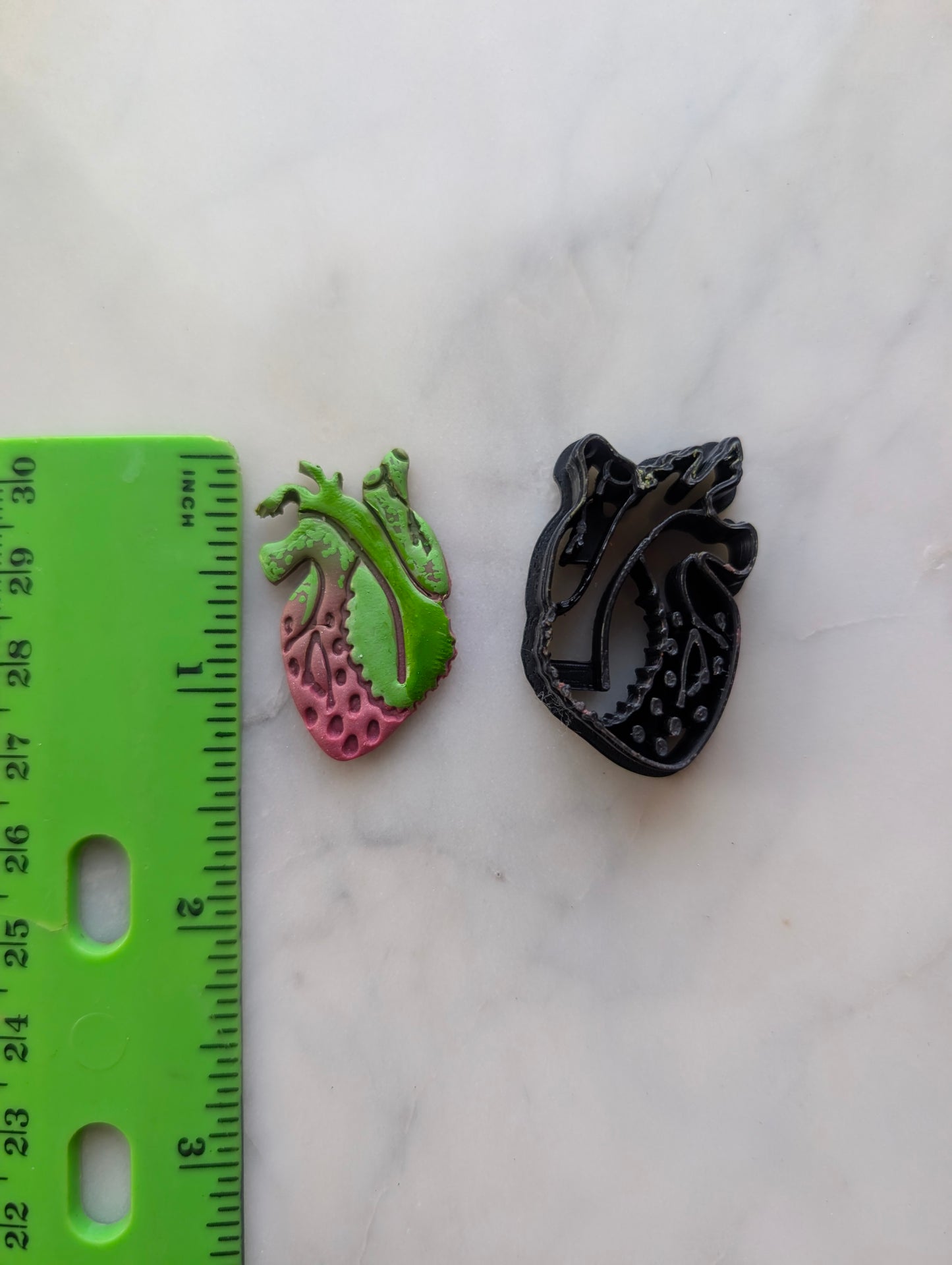 Anatomical Heart Strawberry Sharp Clay Cutter