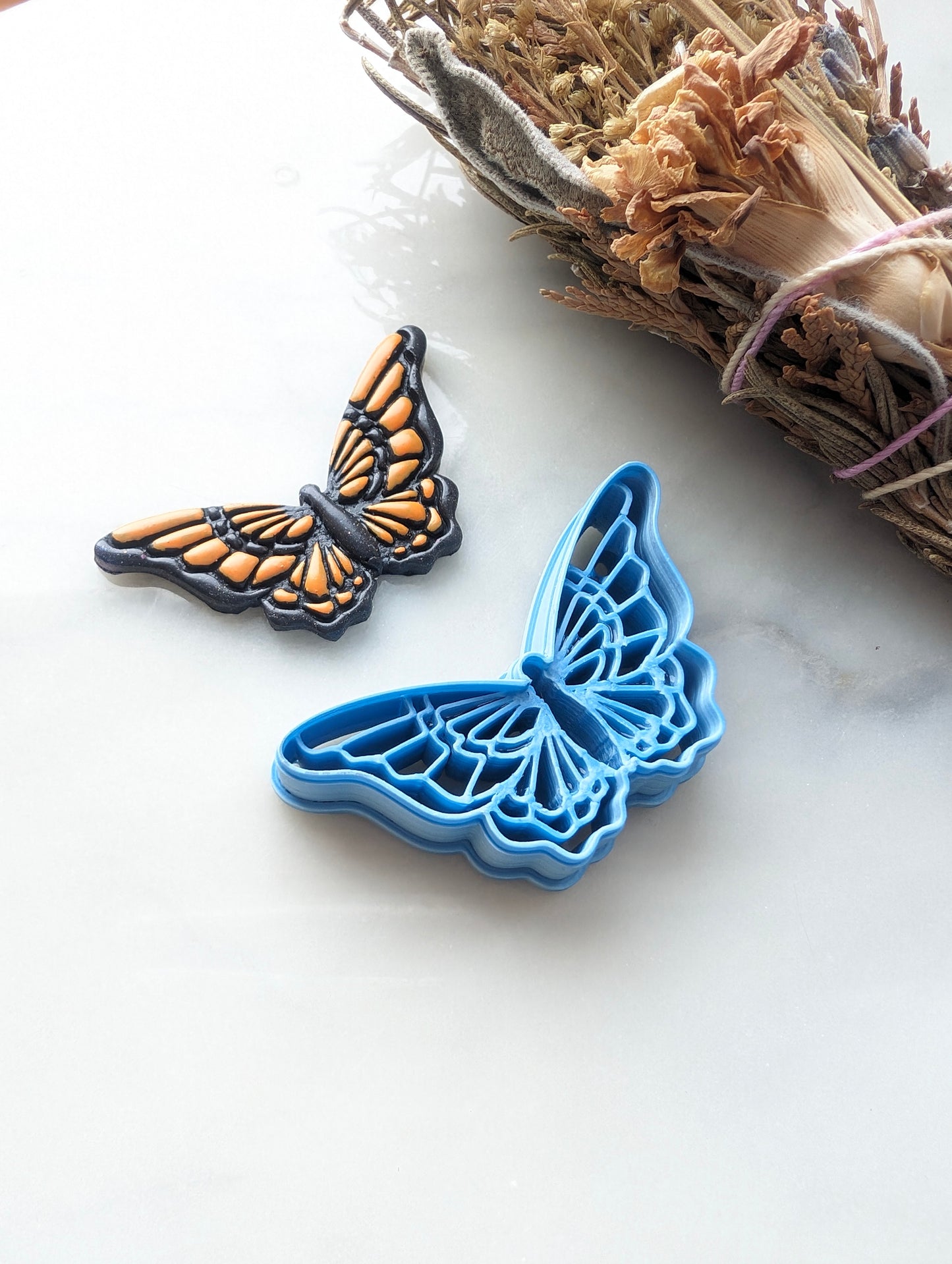 Monarch Queen Butterfly Sharp Clay Cutter