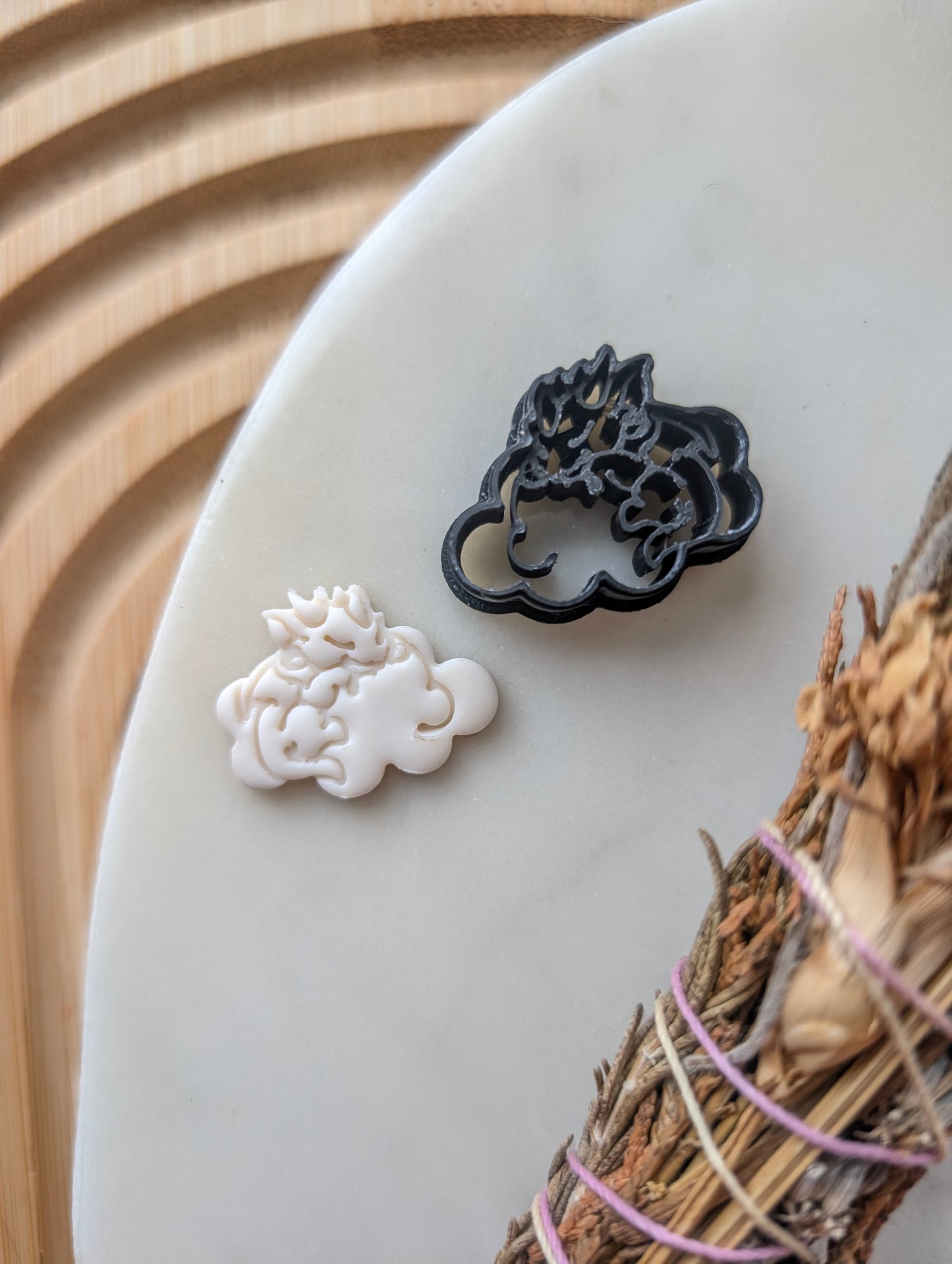 MINI Dragon on a Cloud Sharp Clay Cutter