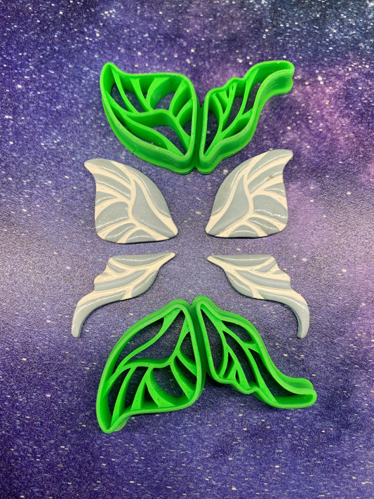 Fairy Butterfly Wing - Embossed Sharp Clay Cutter
