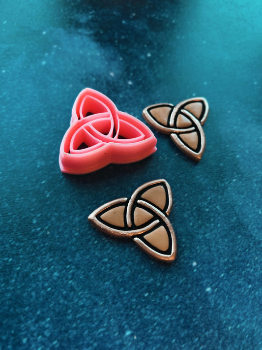 Triquetra Trinity Knot Sharp Clay Cutter
