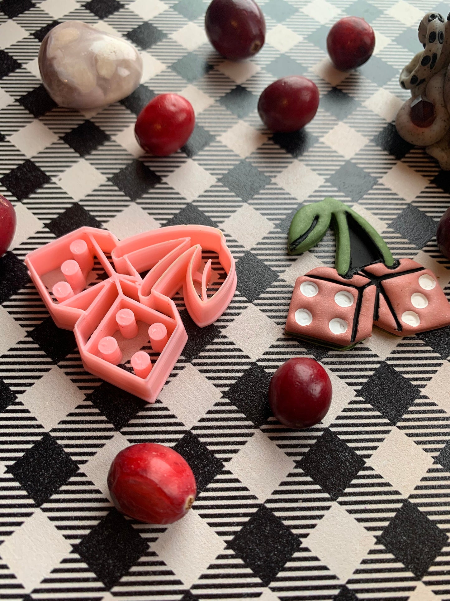 Cherry Dice Sharp Clay Cutter