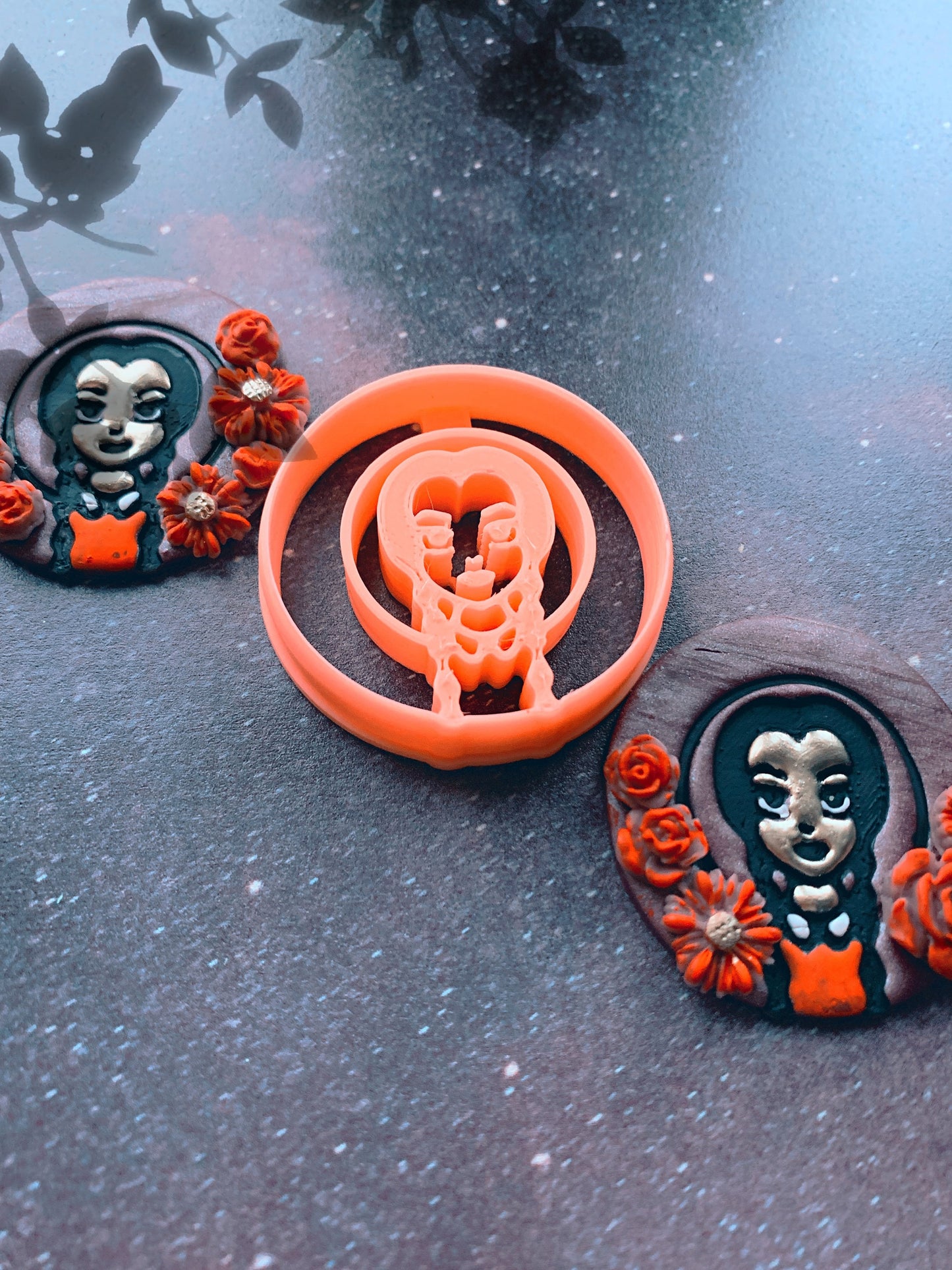 Goth Girl with Braids Sharp Clay Cutter