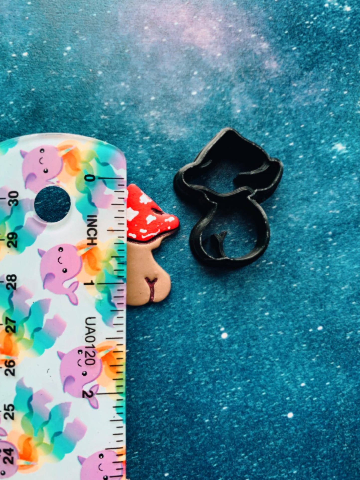 Cute Butt Mushroom Person Earring Clay Cutter