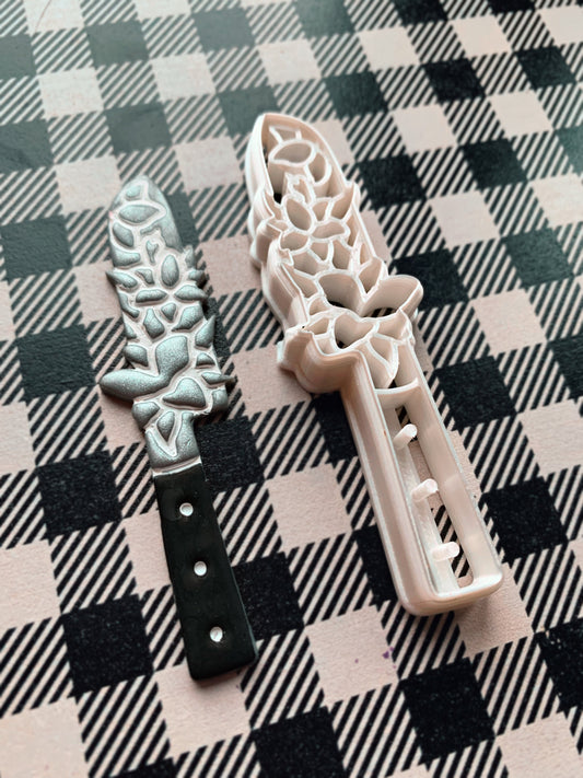 Lilies Floral Knife Sharp Clay Cutter