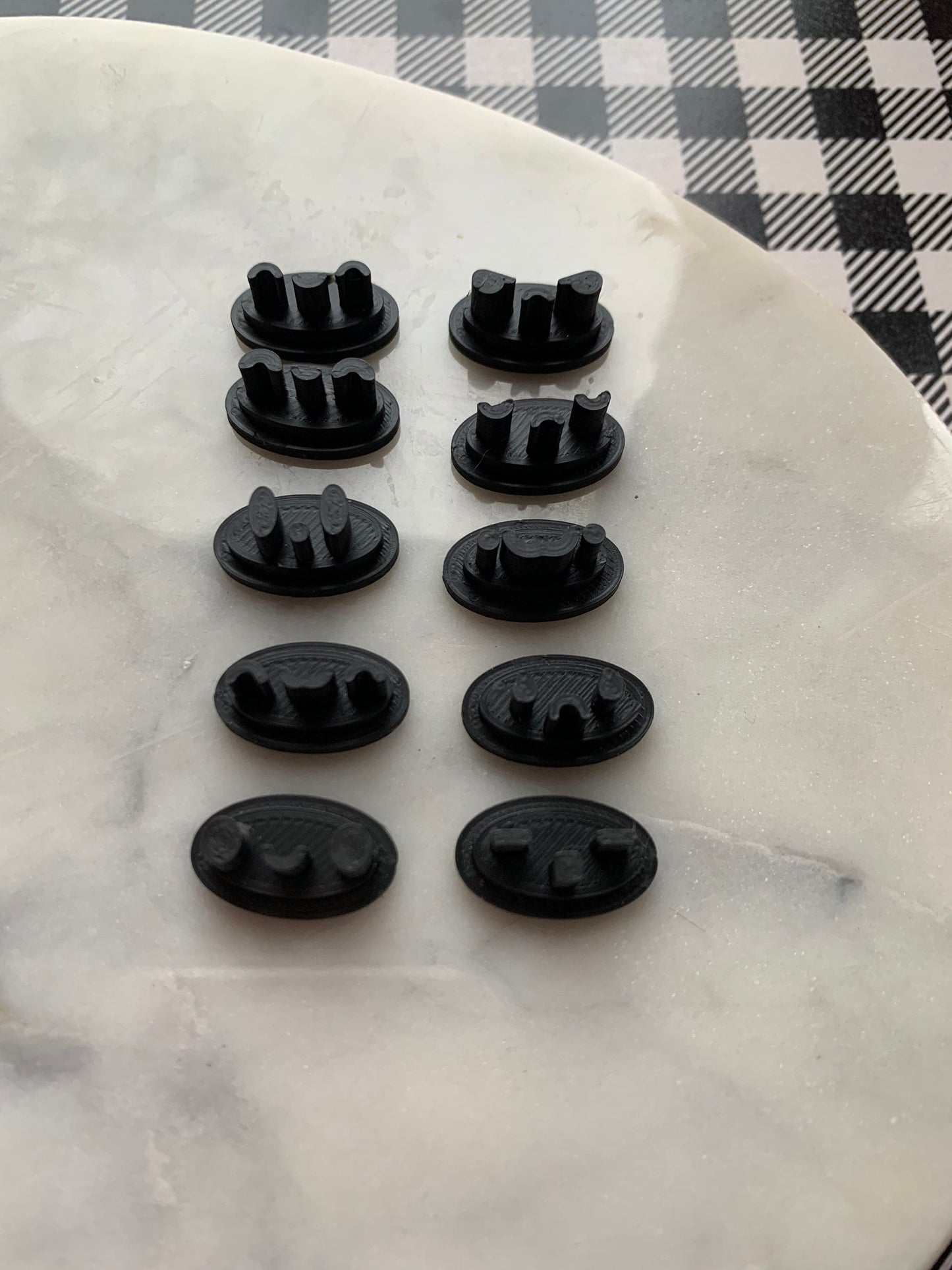 Cute Chibi Faces Mini Set of 10 Expressions for Polymer Clay and More