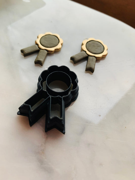 Placement Medal Ribbon Sharp Clay Cutter