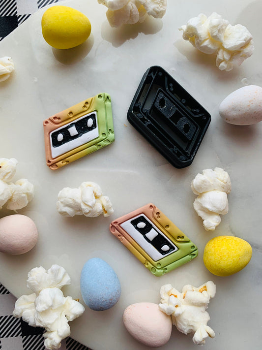 Cassette Mix Tape Sharp Clay Cutter