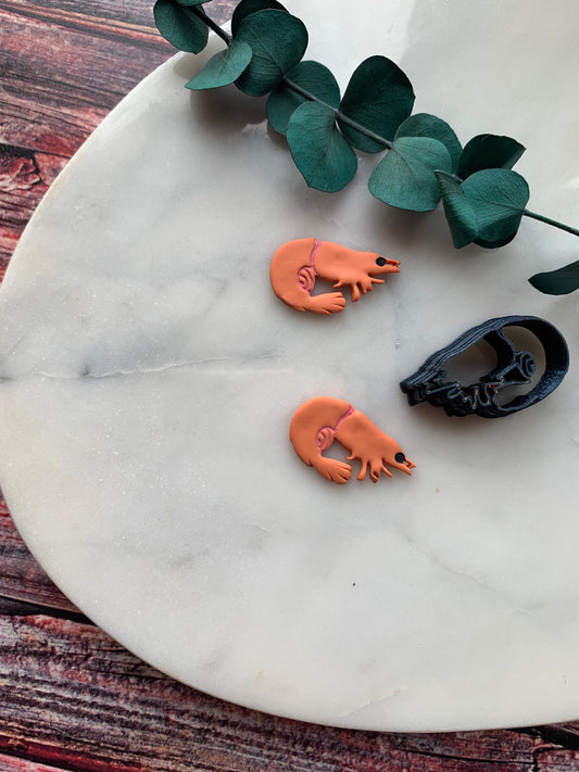 Detailed Little Shrimp Sharp Clay Cutter