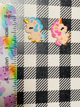 Load image into Gallery viewer, Small Chibi Unicorn Pony - Sharp Polymer Clay Cutter PAIR of 2

