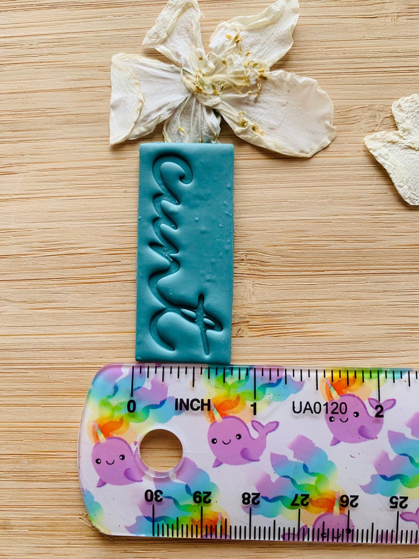 Cunt Text Rectangle Tag Embossed Sharp Clay Cutter