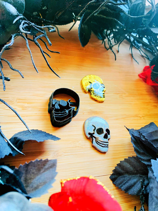 Simple Skull with Jaw Sharp Clay Cutter