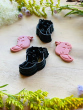 Load image into Gallery viewer, Side Chibi Axlotl Stud Pair - Embossed Sharp Clay Cutter
