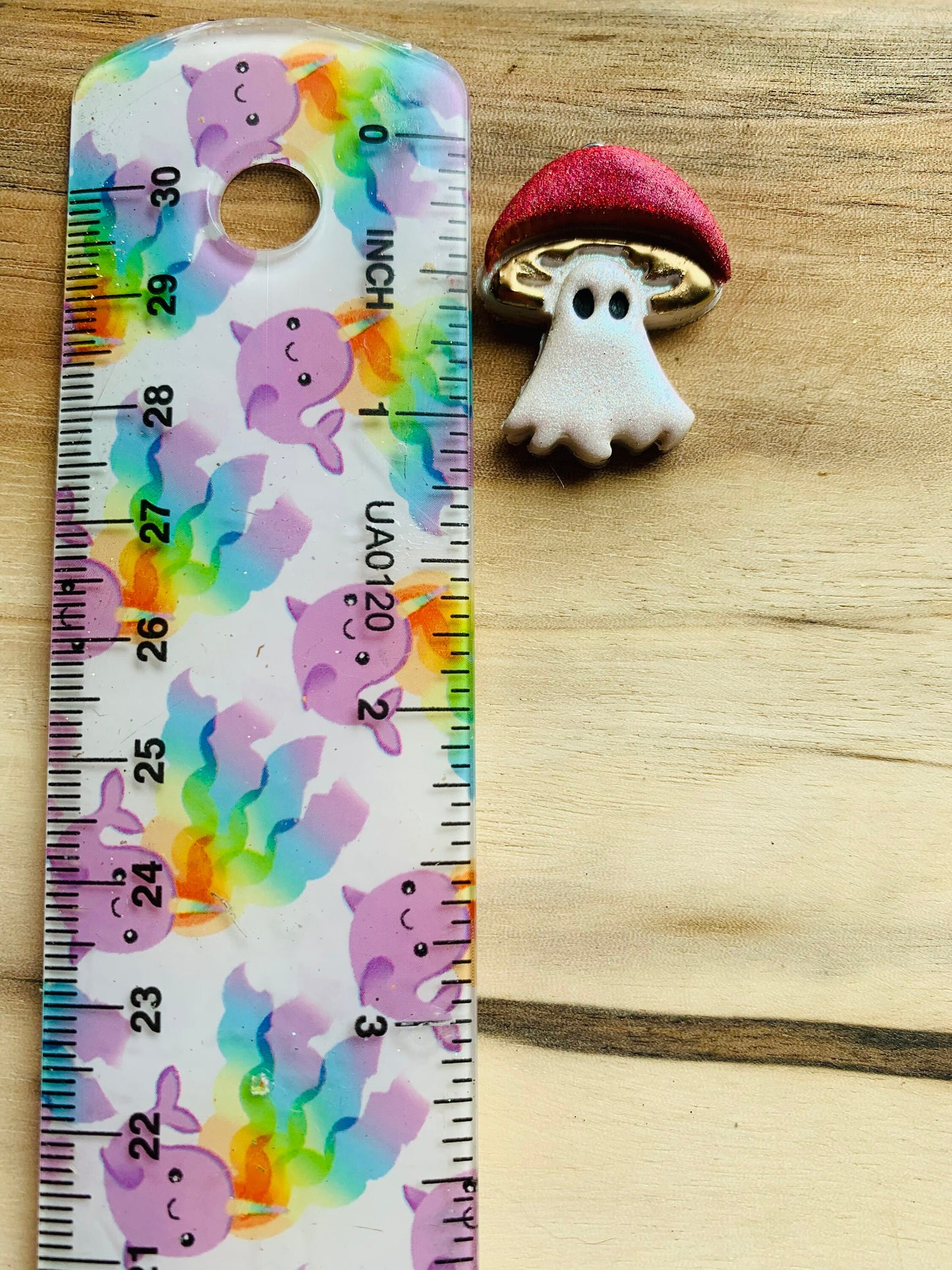 Mushroom Cap Cute Ghost Embossed Sharp Clay Cutter