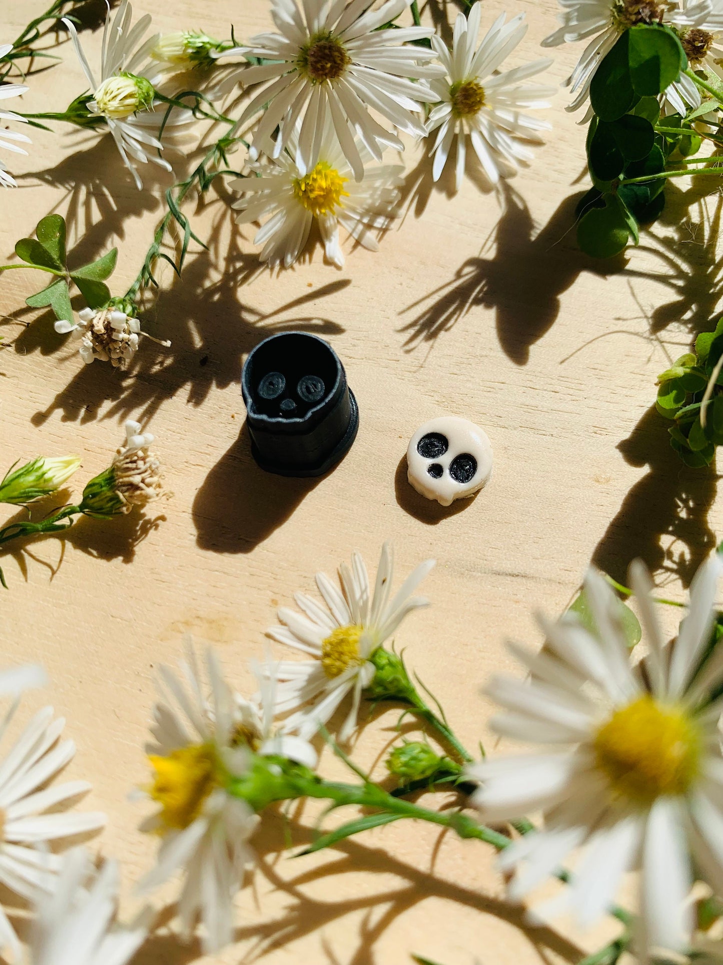 Micro Sized Chibi Skull Sharp Clay Cutter