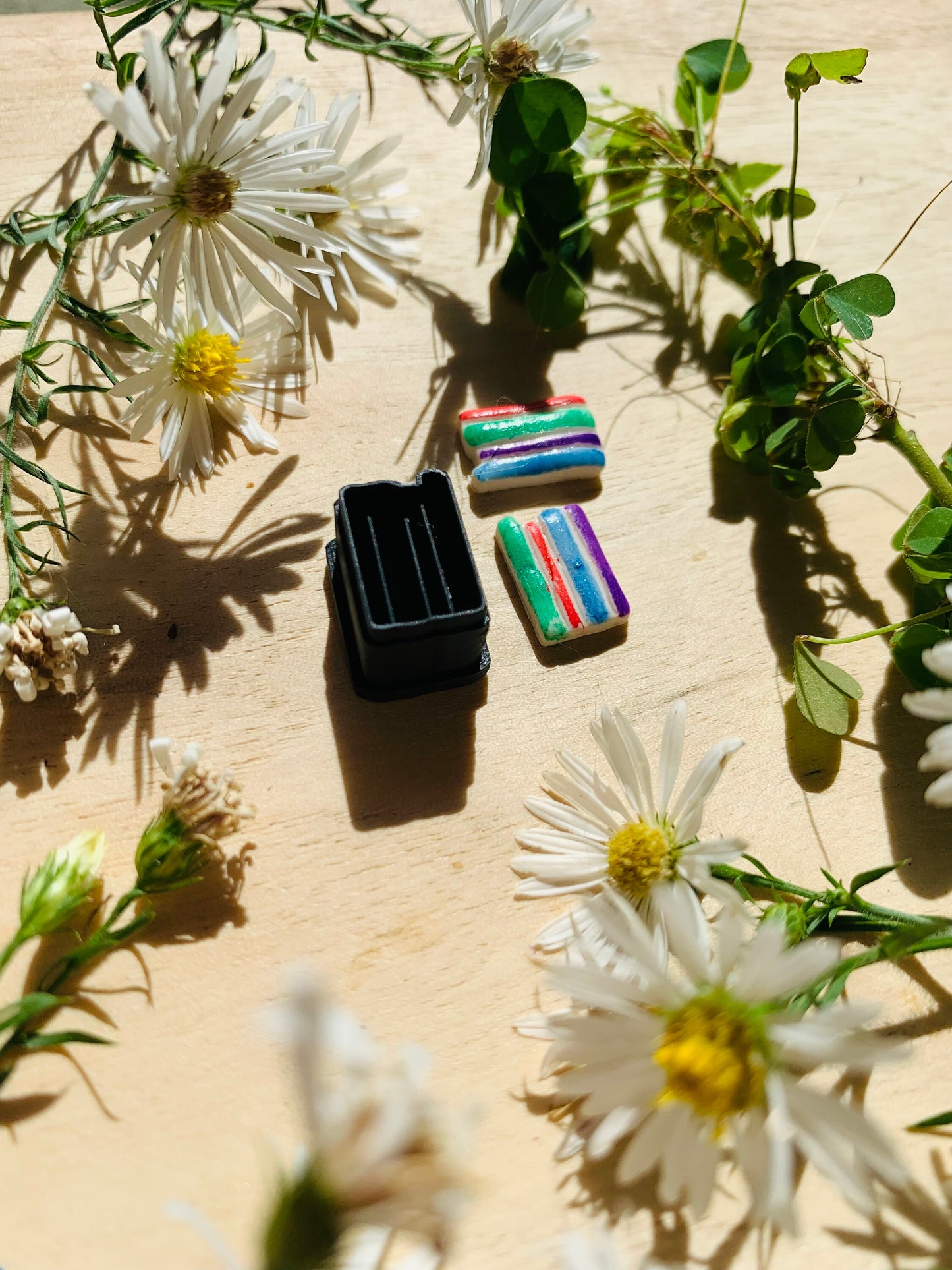 Micro Sized Stack of 4 Books Sharp Clay Cutter