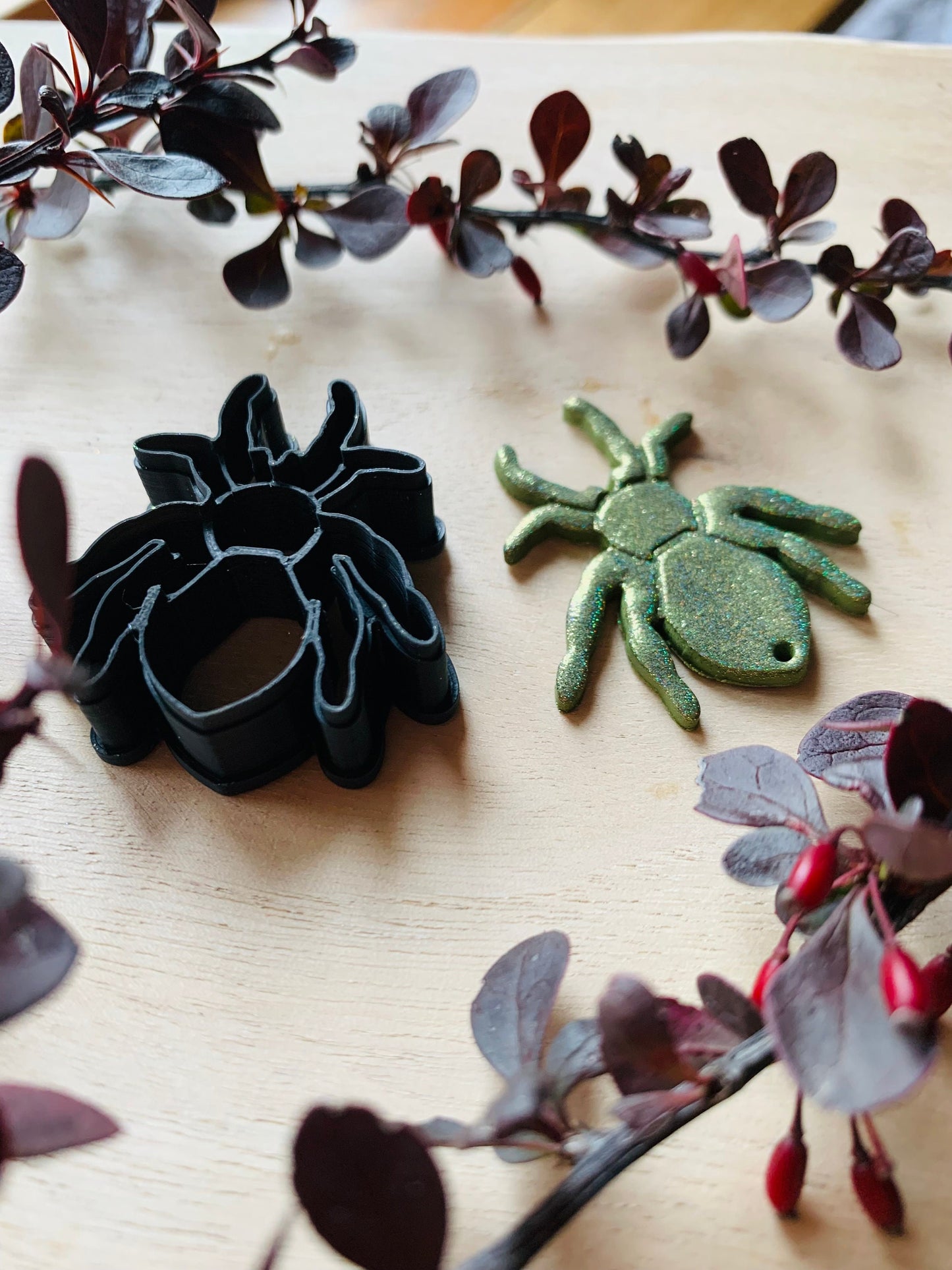 Large Tarantula Arachnid Spider Embossed Sharp Clay Cutter