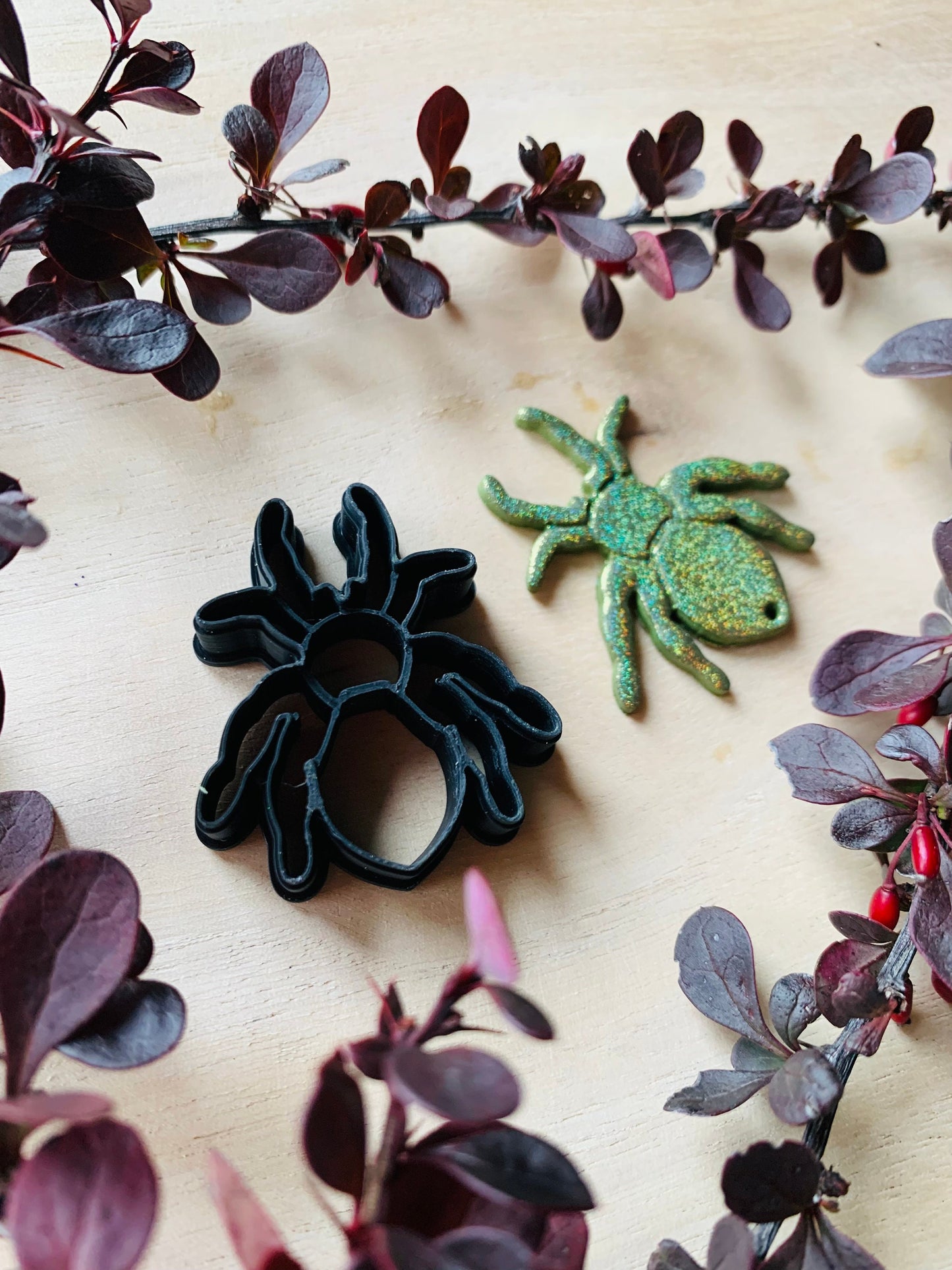 Large Tarantula Arachnid Spider Embossed Sharp Clay Cutter