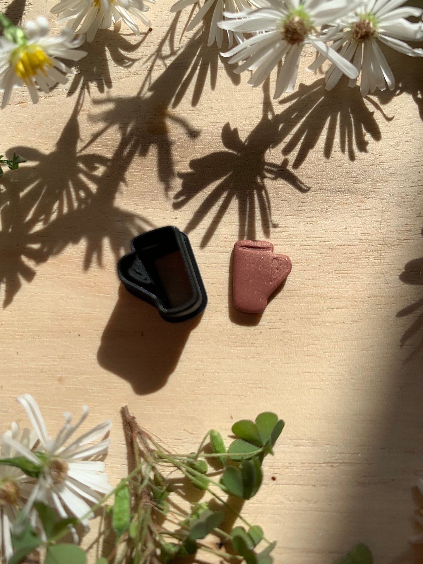Micro Sized Tall Mug Embossed Sharp Clay Cutter